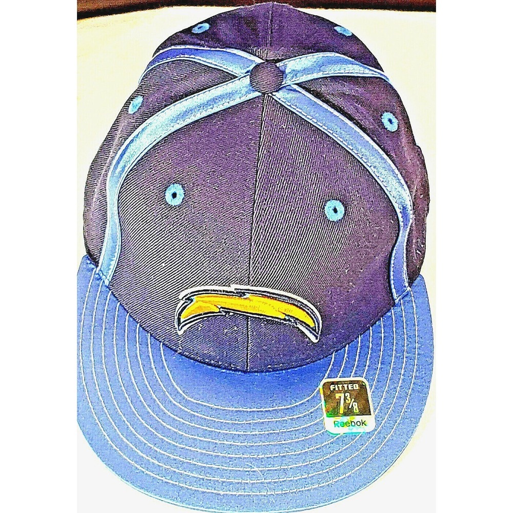 NFL Reebok Los Angeles Chargers Men's Size 7 3/8 Hat Football Fitted Cap